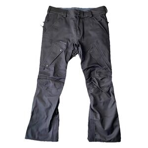 Volcom Outerwear Volcom Zip Tech Pants Slim Fit Snow Pants Size XL Black EUC
